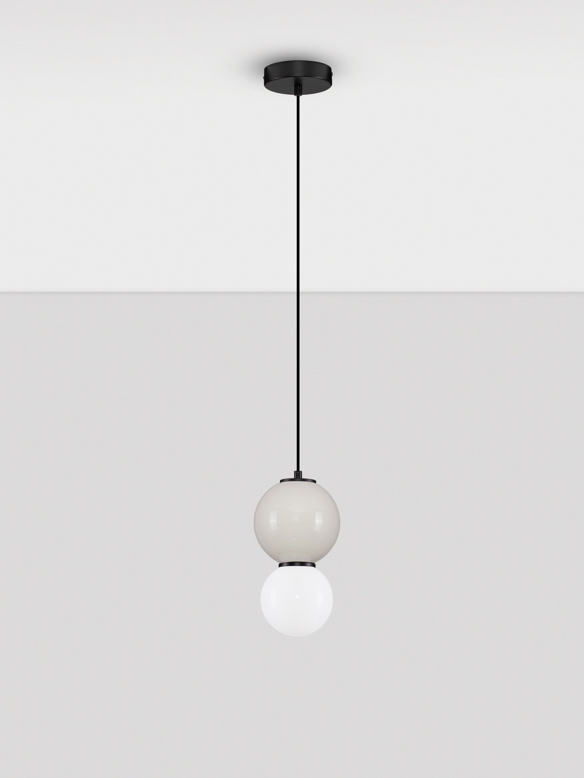 Подова лампа NOESIS LED 4W Светлосив порцелан, матово черен