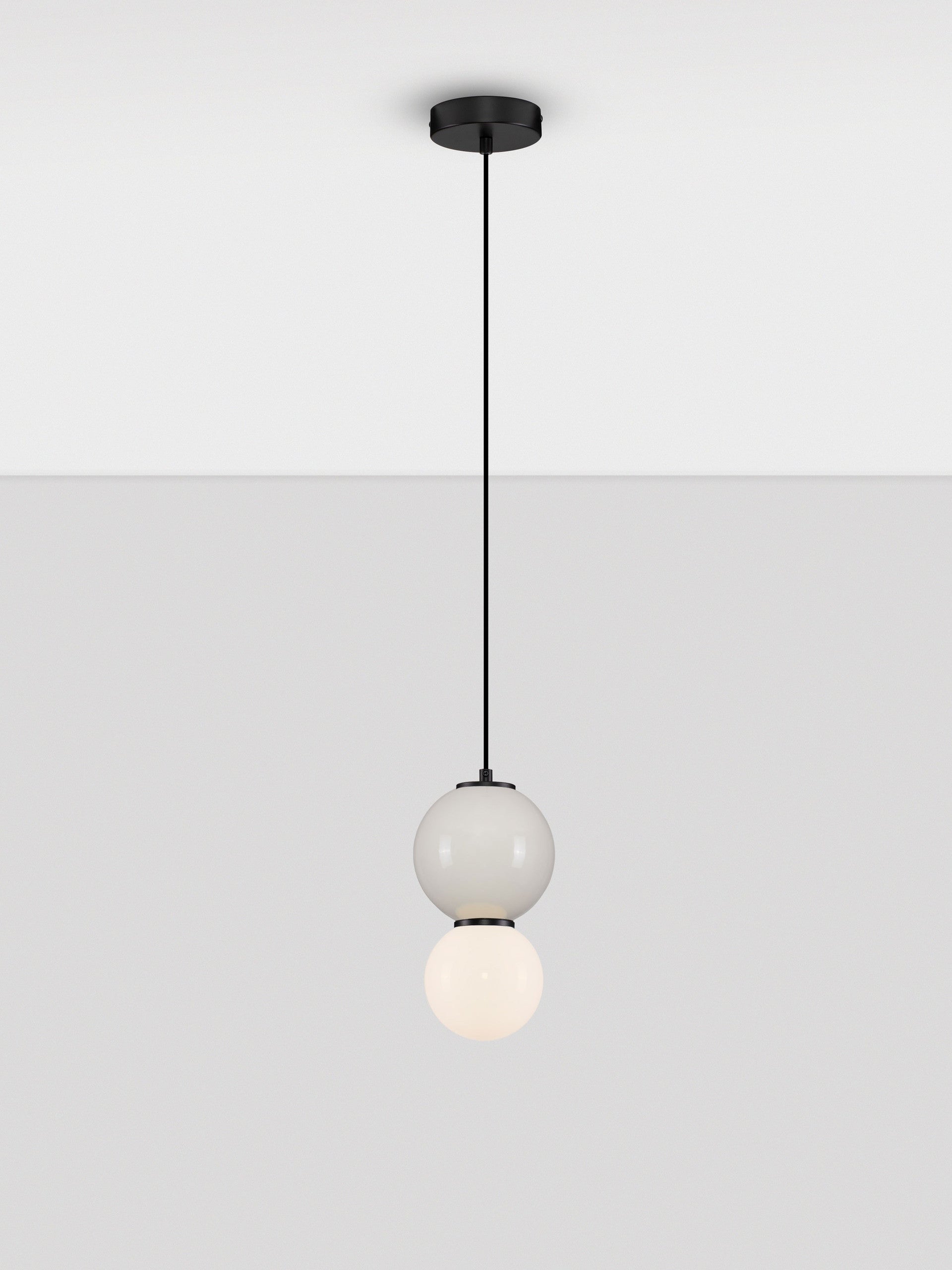 Подова лампа NOESIS LED 4W Светлосив порцелан, матово черен