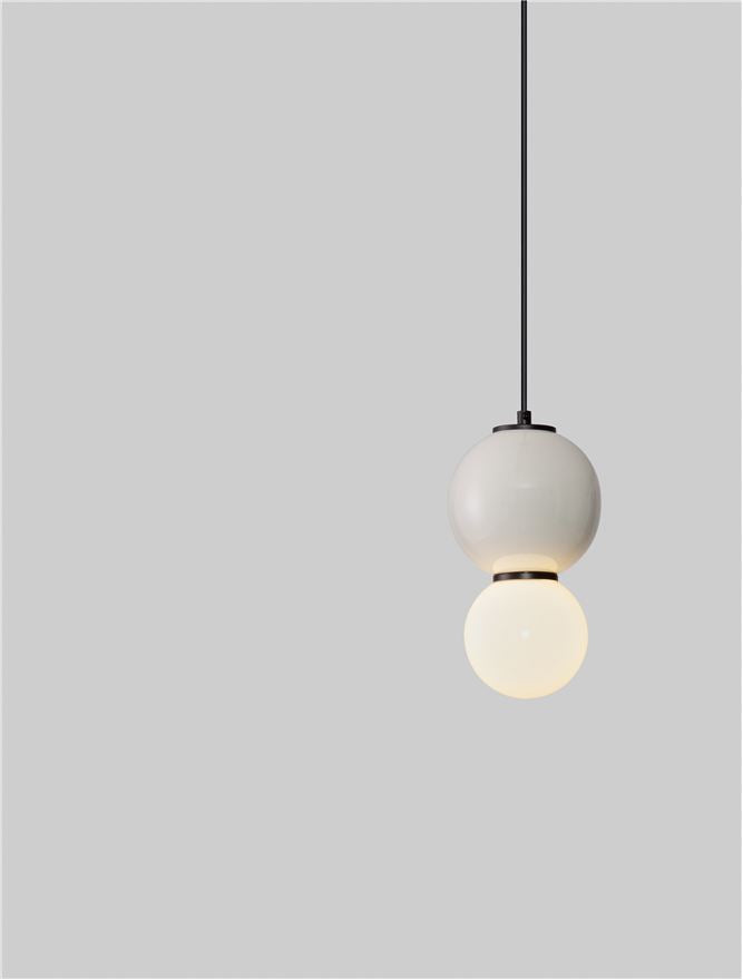Подова лампа NOESIS LED 4W Светлосив порцелан, матово черен
