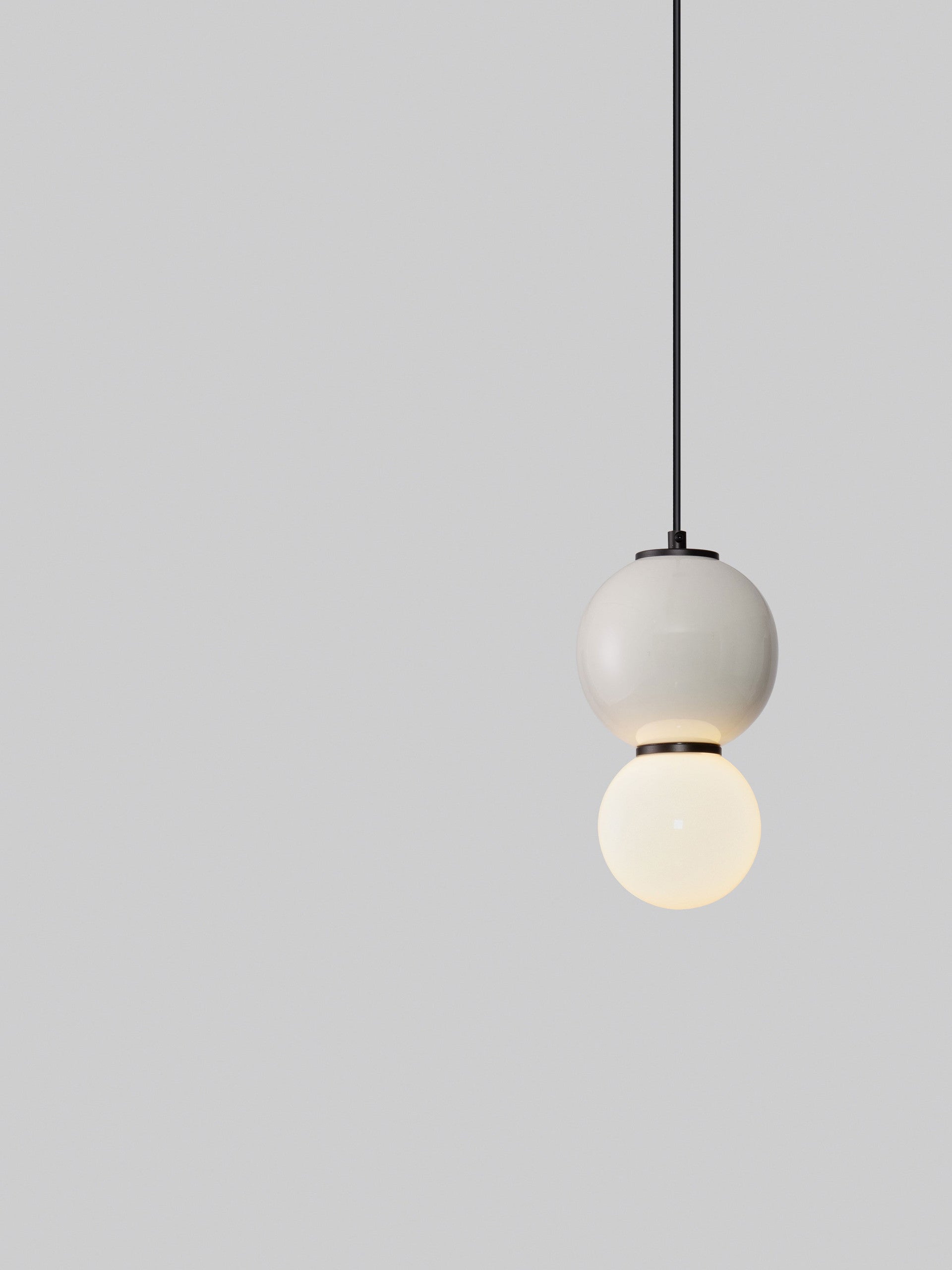 Подова лампа NOESIS LED 4W Светлосив порцелан, матово черен