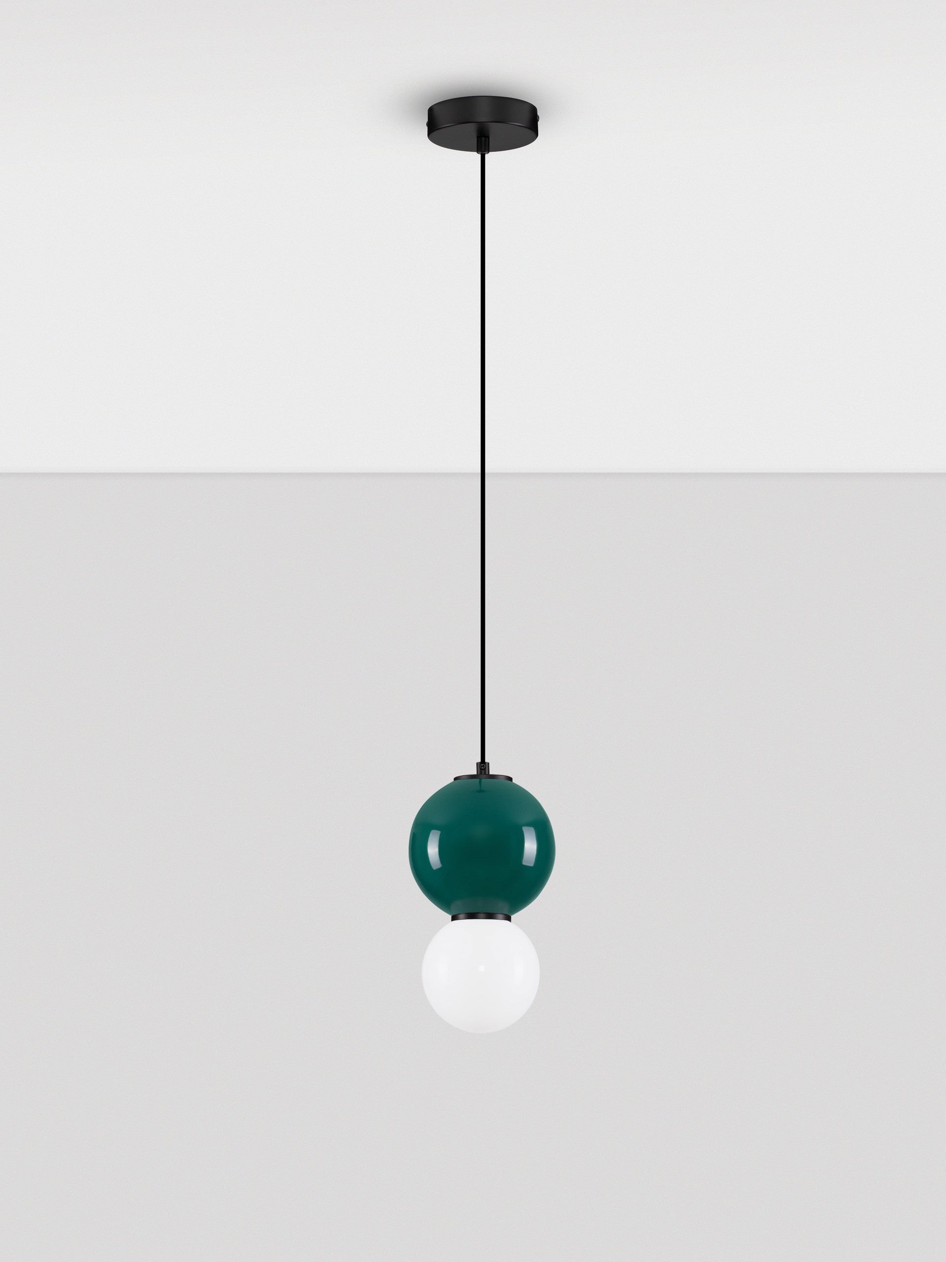 Подова лампа NOESIS LED 4W Jasper порцелан, мат черна
