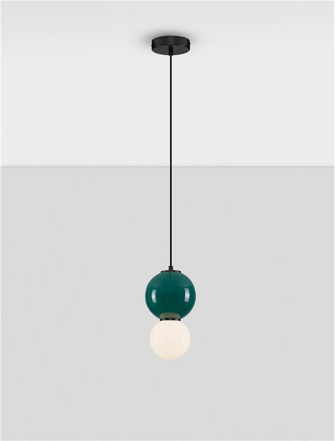 Подова лампа NOESIS LED 4W Яспис порцелан, матово черен