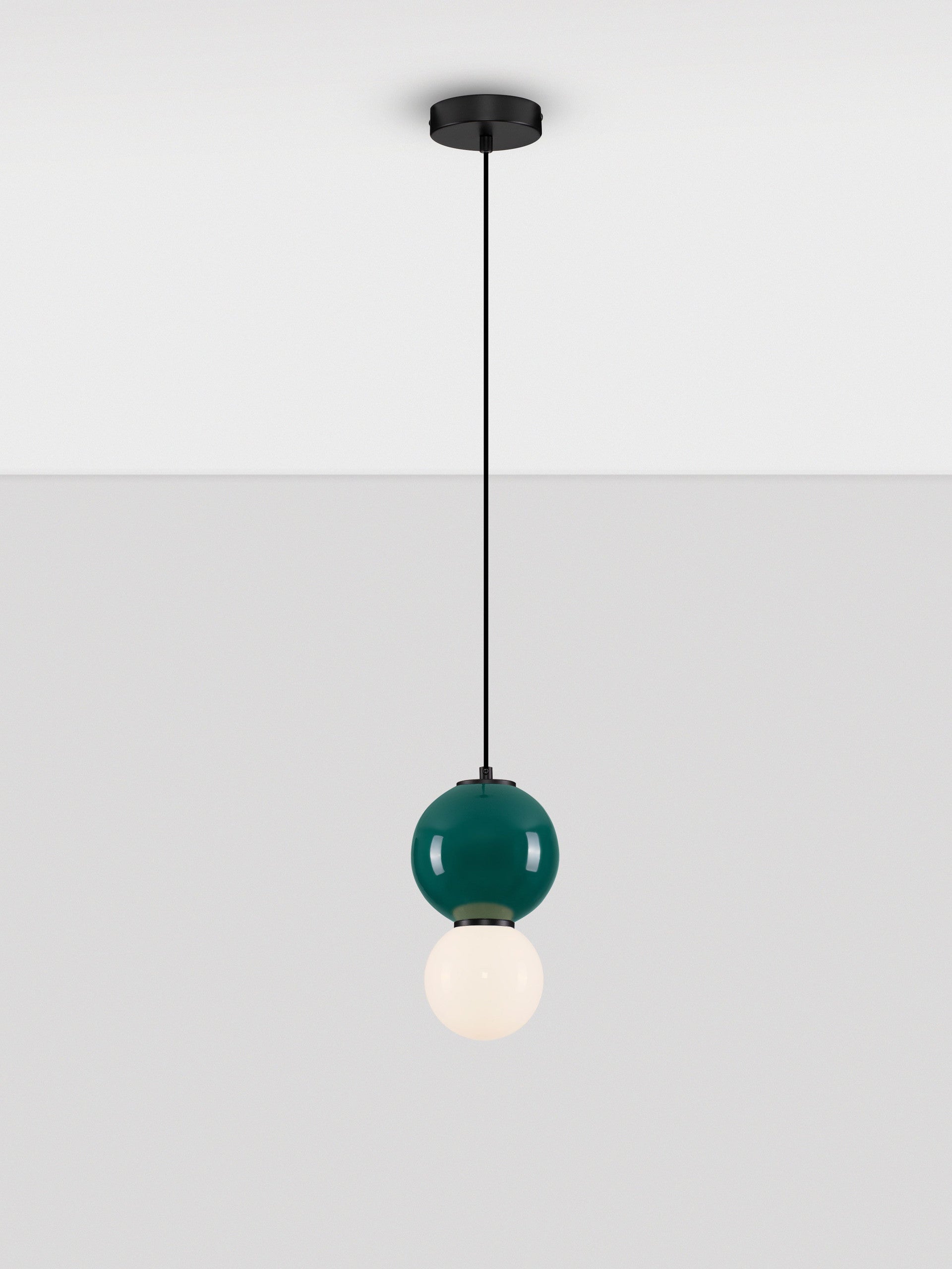 Подова лампа NOESIS LED 4W Jasper порцелан, мат черна