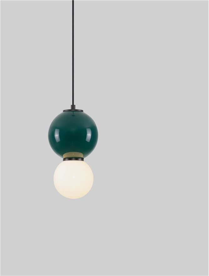 Подова лампа NOESIS LED 4W Яспис порцелан, матово черен