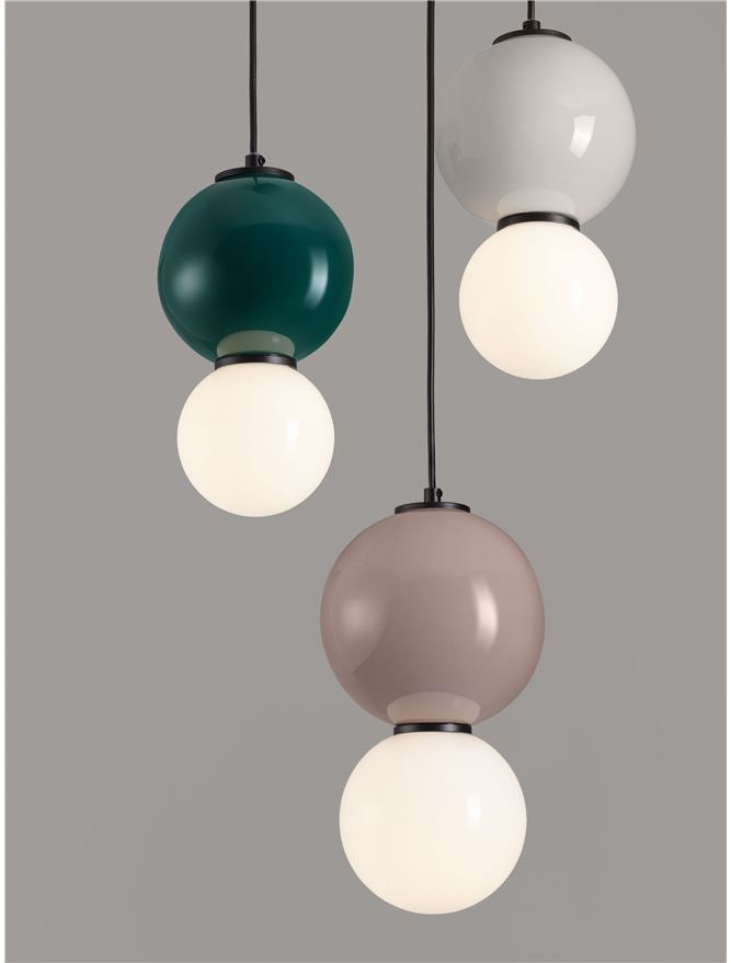 Подова лампа NOESIS LED 14W Яспис, Мока, Светлосив порцелан, матово черен