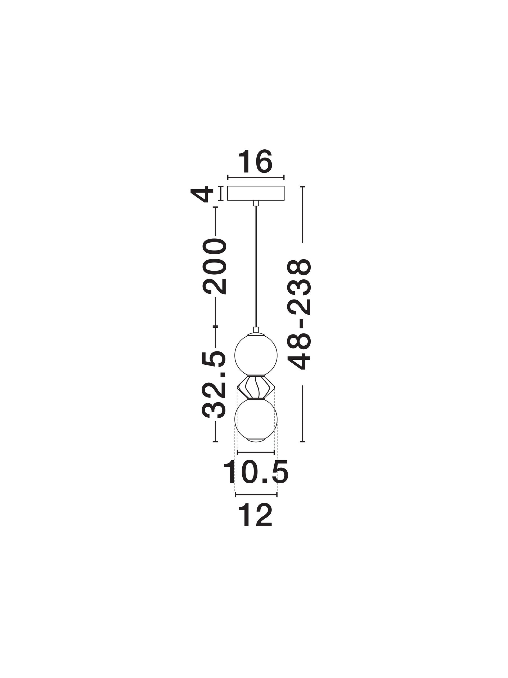 Подова лампа PALLINA LED 10W 220-240V ⌀12 H238см Тъмно сива керамика Опалово стъкло Матово черен метал