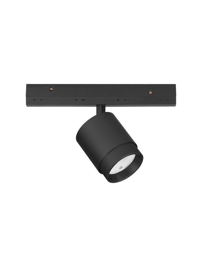 Магнитен спот 48V ULTRA SLIM 10W 3000K Пясъчно черен алуминий IP20