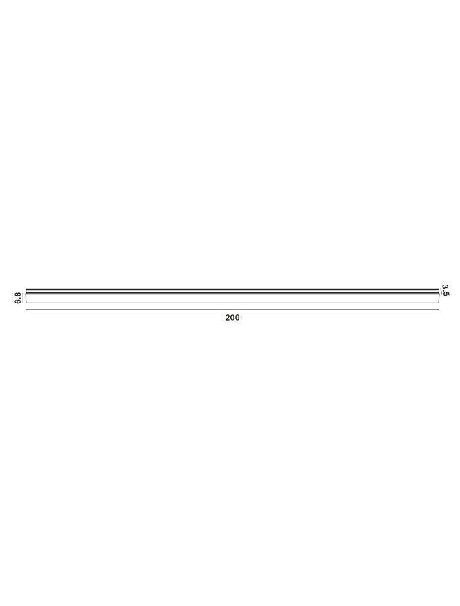 LED спот BREDA Пясъчно черен алуминий L200 W3.3 H6.7см