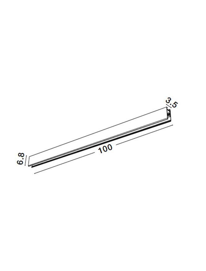 LED спот BREDA FLEXIBLE 14W L100 Пясъчно черен алуминий