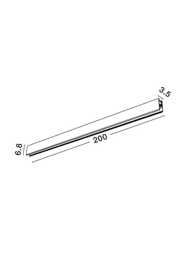 LED спот BREDA FLEXIBLE 14W L200 Пясъчно черен алуминий
