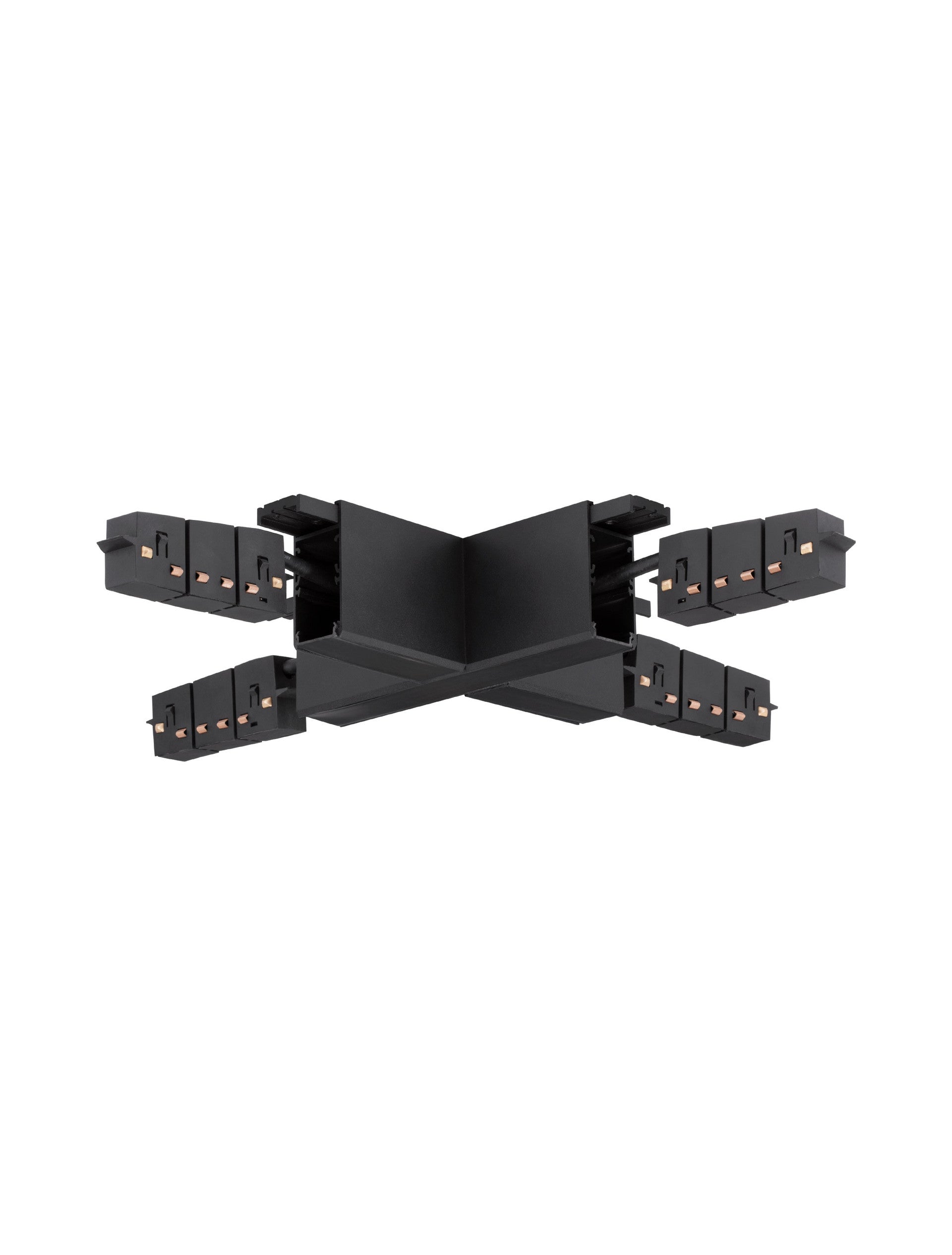 LED спот BREDA Пясъчно черен алуминий Кръстовиден ъглов L28 W28 H6.7см