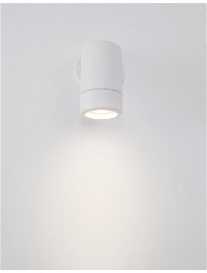 Външен аплик LIMBIO LED GU10 1x10W Бял ABS