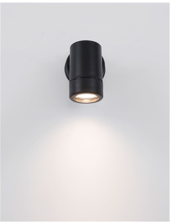 Външен аплик LIMBIO LED GU10 1x10W Черен ABS