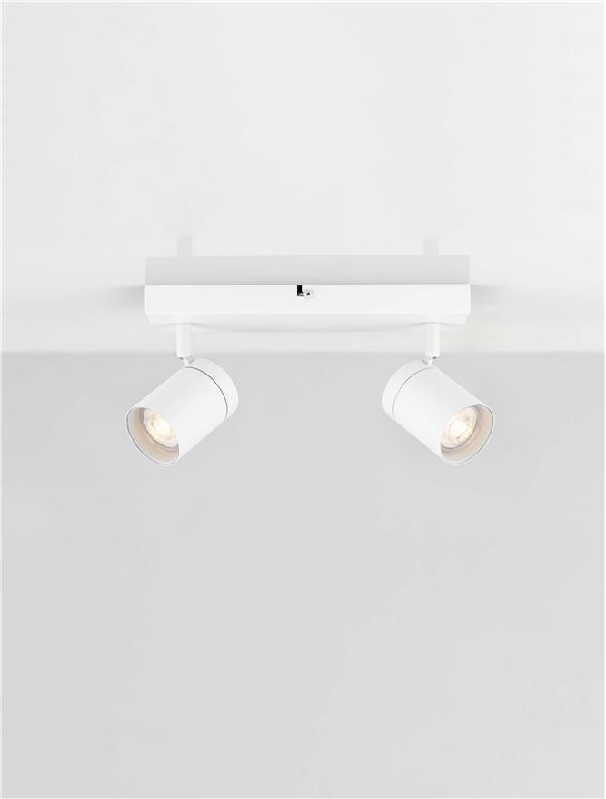 Висящо осветително тяло (пендел) ALMA 20W GU10 Пясъчно бял алуминий IP44