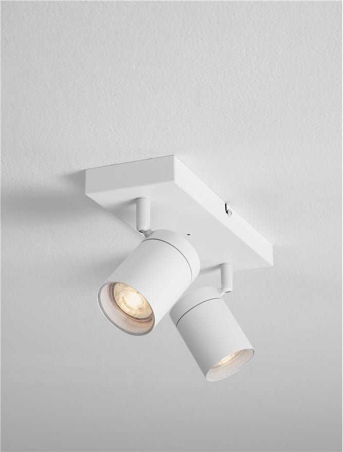 Висящо осветително тяло (пендел) ALMA 20W GU10 Пясъчно бял алуминий IP44