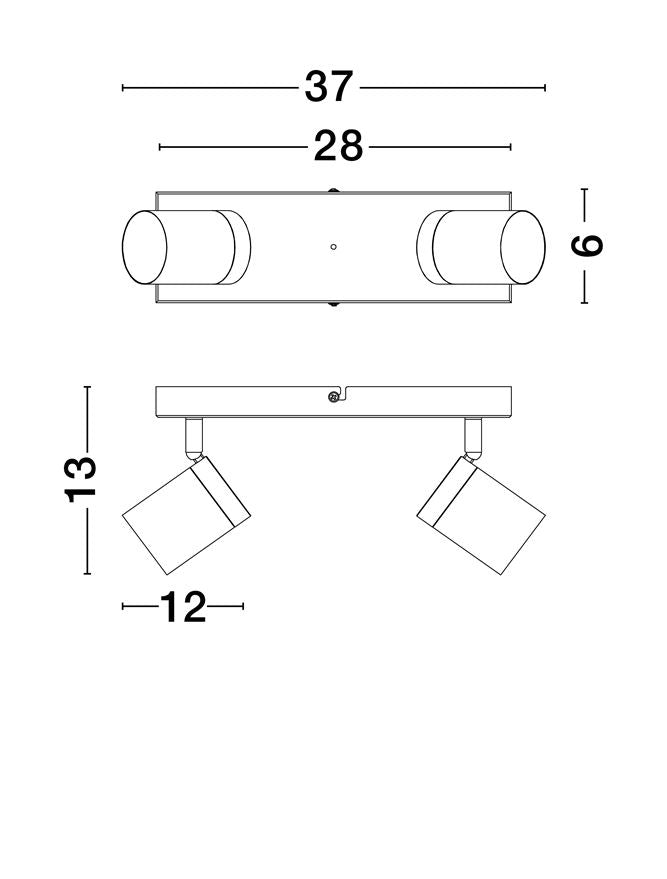 Висящо осветително тяло (пендел) ALMA 20W GU10 Пясъчно бял алуминий IP44