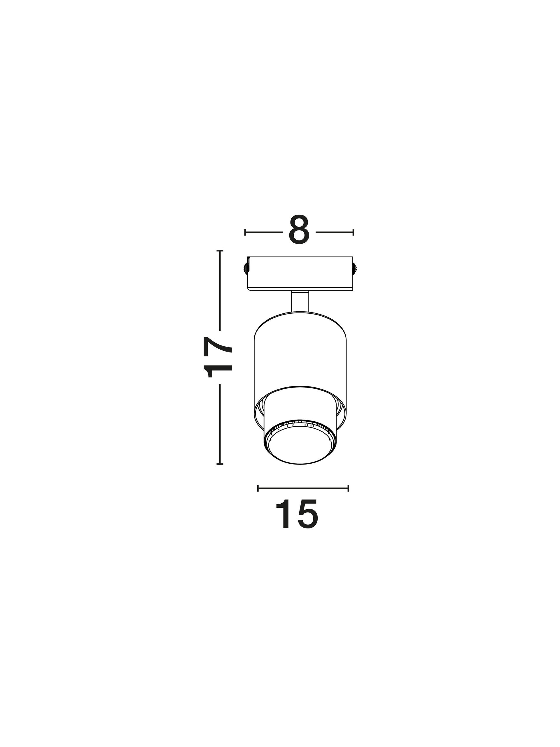 Висящо осветително тяло (пендел) ISON 10W GU10 Сатен никел метал