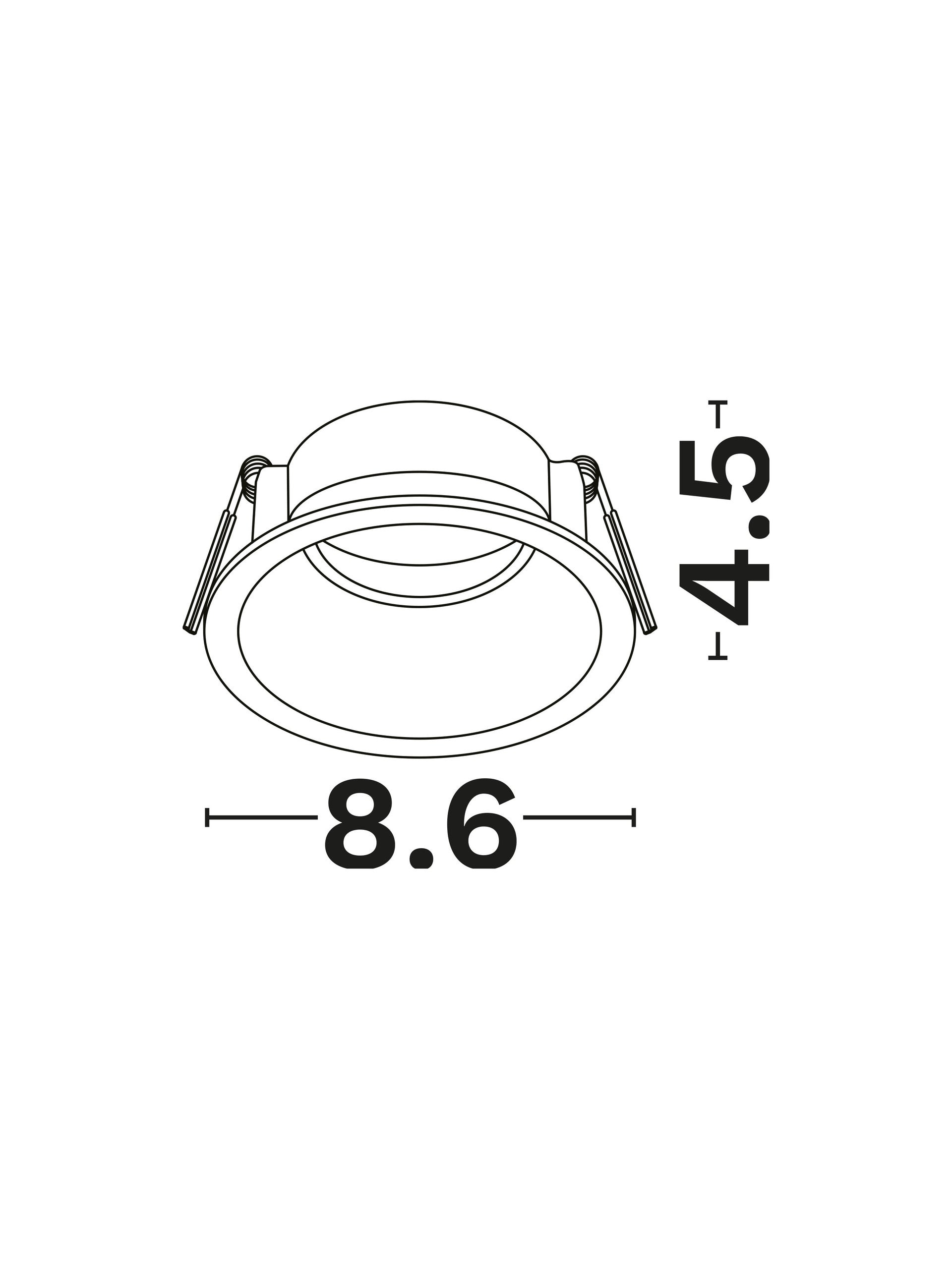 Техническо осветление CEID 10W Пясъчно бял алуминий и стъкло IP44