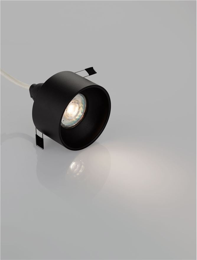 Техническо осветление QUAD LED MR16/GU10 10W Пясъчно черен алуминий ⌀8.5 H6.5см IP20