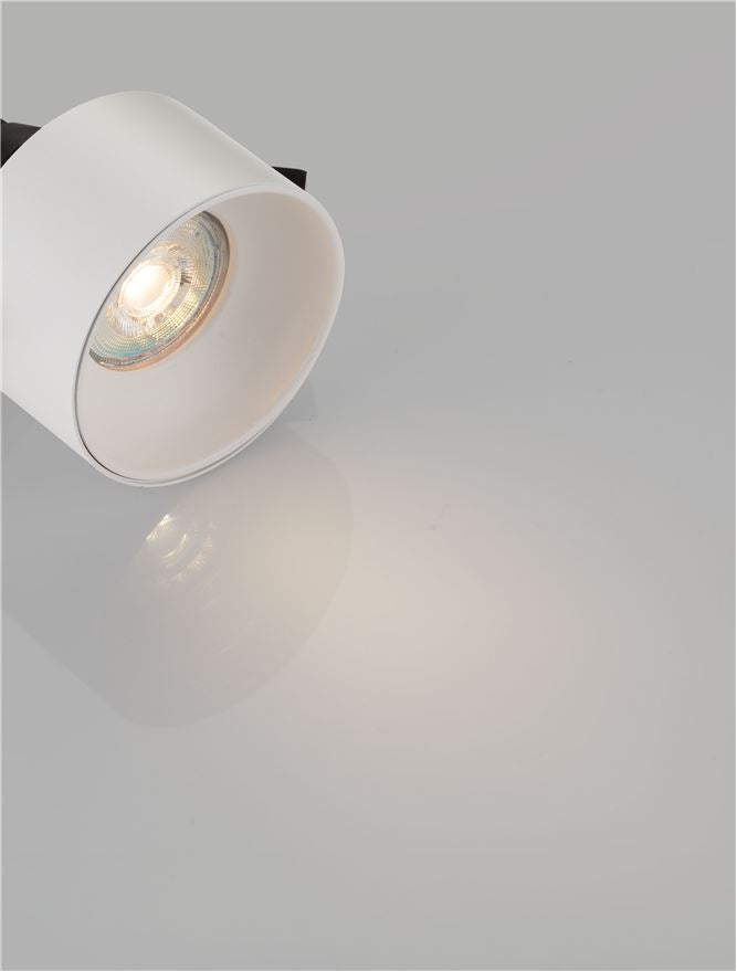 Техническо осветление QUAD LED MR16/GU10 10W Пясъчно бял алуминий ⌀8.5 H6.5см IP20