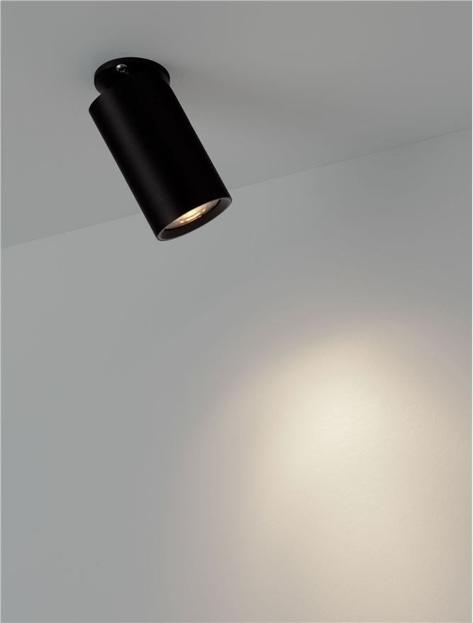 Техническо осветление IMAX LED MR16/GU10 10W Пясъчно черен ⌀6 H13.5см