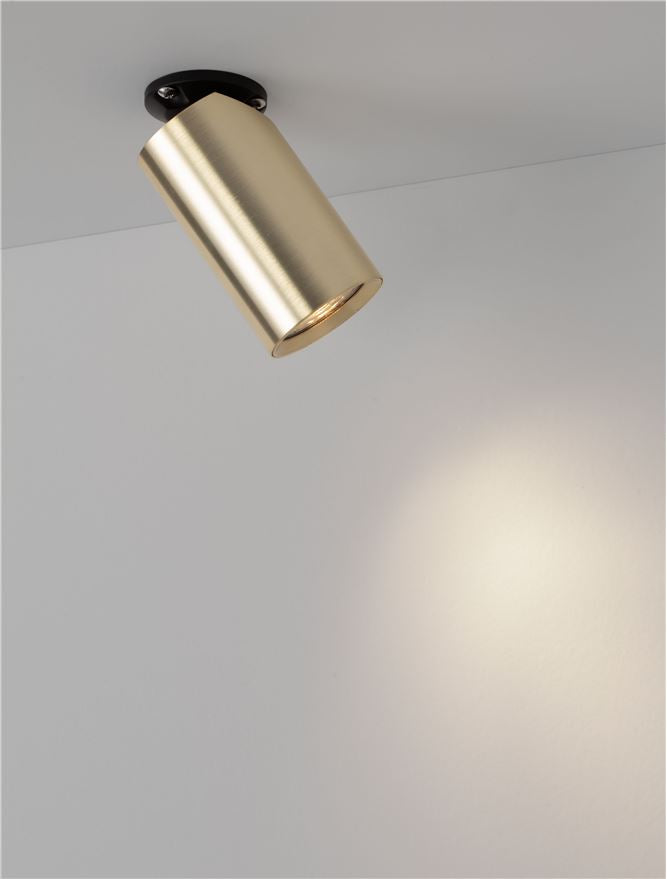 Техническо осветление IMAX LED MR16/GU10 10W Златист месинг ⌀6 H13.5см