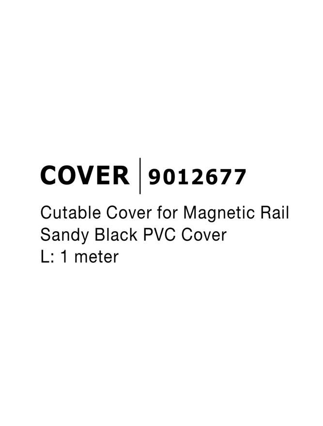 Магнитна система 48V BUXTON PVC капак Пясъчно черен L1м