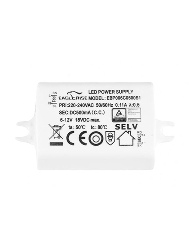 Аксесоар CC LED драйвер 6W 500mA 6-12V не димируем