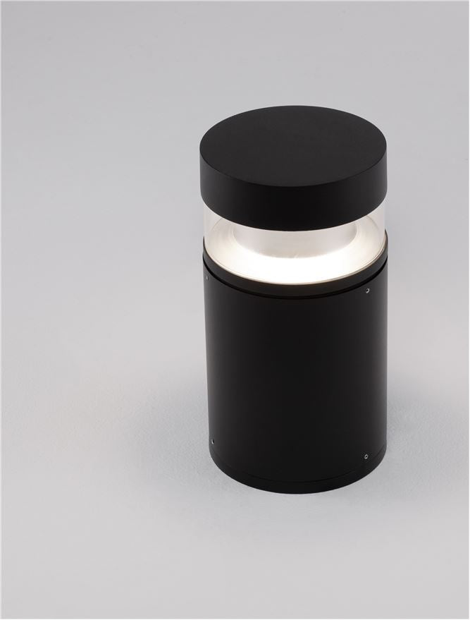 Външен аплик TALA LED 12W Тъмен антрацит алуминий и акрил ⌀13.4 H25см IP54