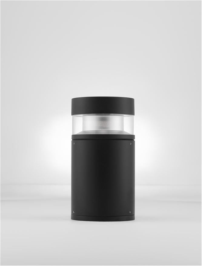 Външен аплик TALA LED 12W Тъмен антрацит алуминий и акрил ⌀13.4 H25см IP54