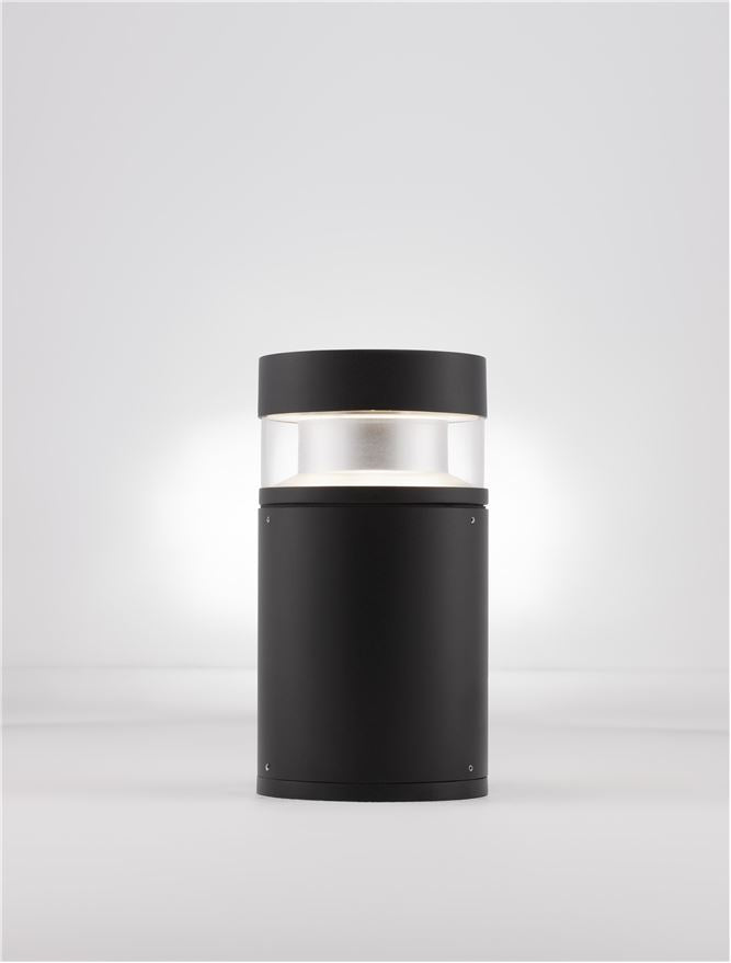Външен аплик TALA LED 12W Тъмен антрацит алуминий и акрил ⌀13.4 H25см IP54