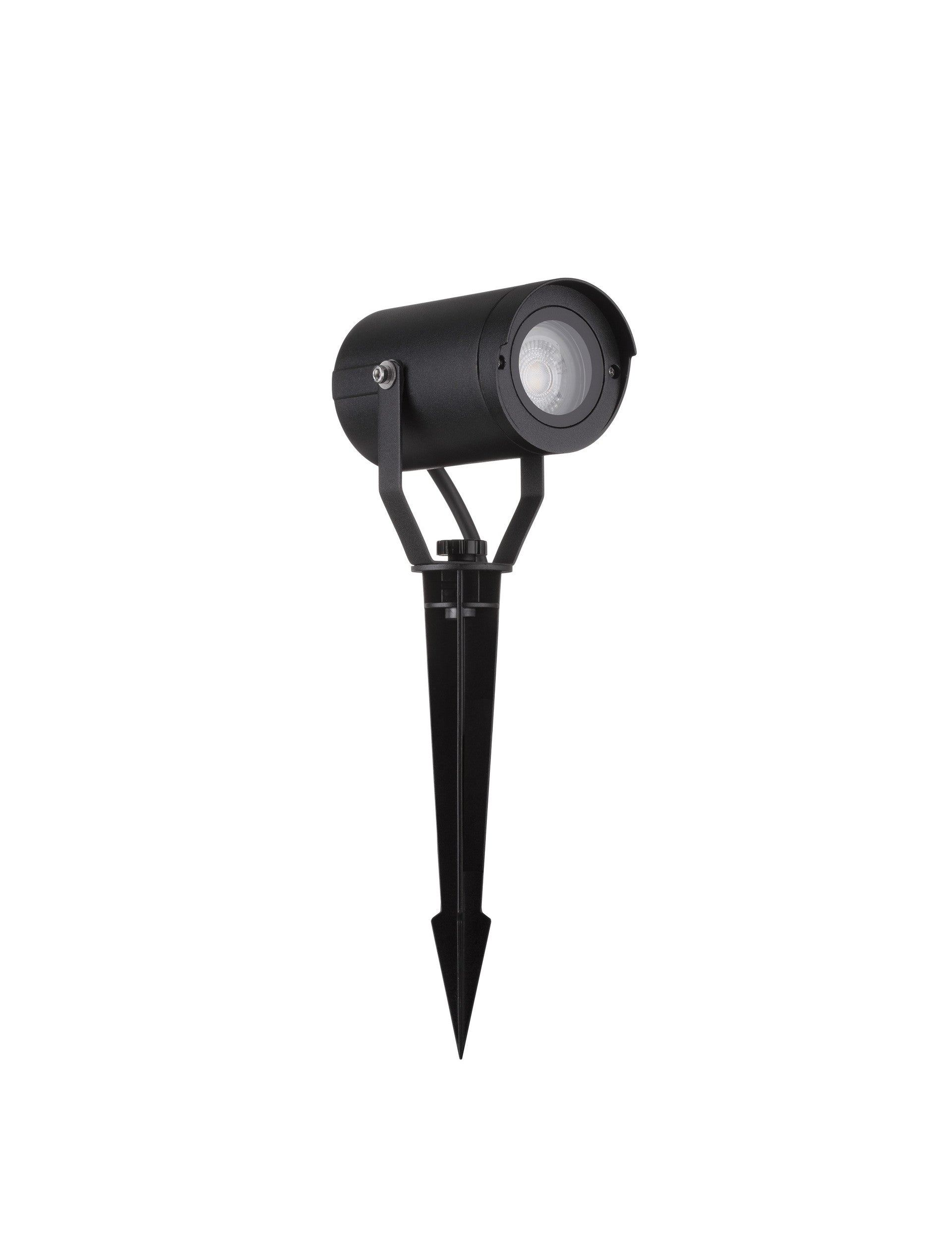 Външен аплик KIMIKO LED GU10 10W Тъмен антрацит алуминий и прозрачно стъкло IP54