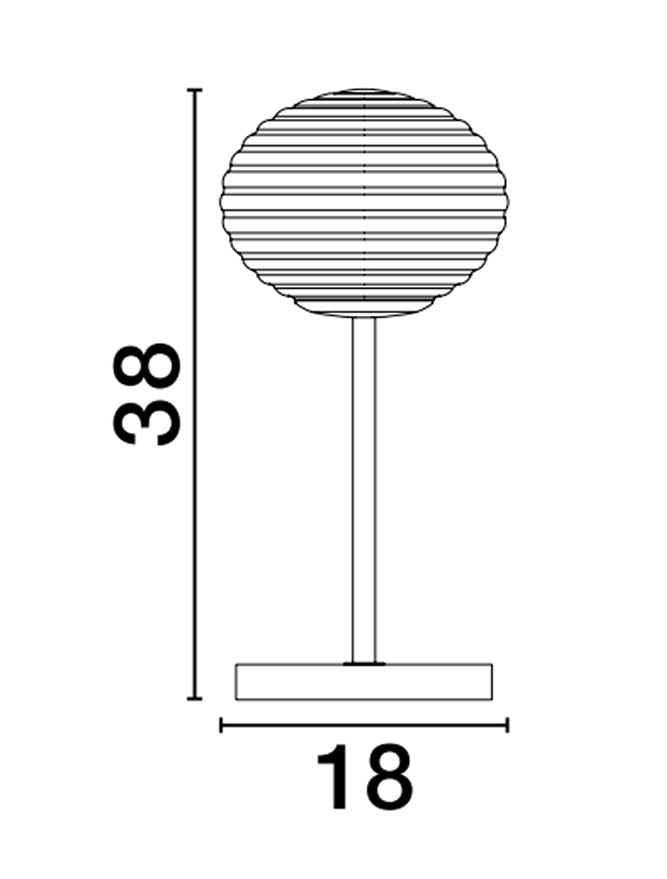 Висящо осветително тяло (пендел) ALLEN 5W LED E14 Матово злато и пясъчно бяло стъкло ⌀18 H38см