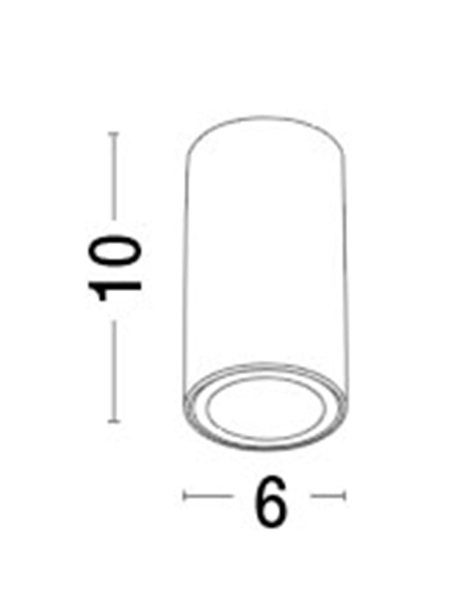 Техническо осветление LOYD LED MR16 13W Пясъчно черен/злато ⌀6 H11.5см