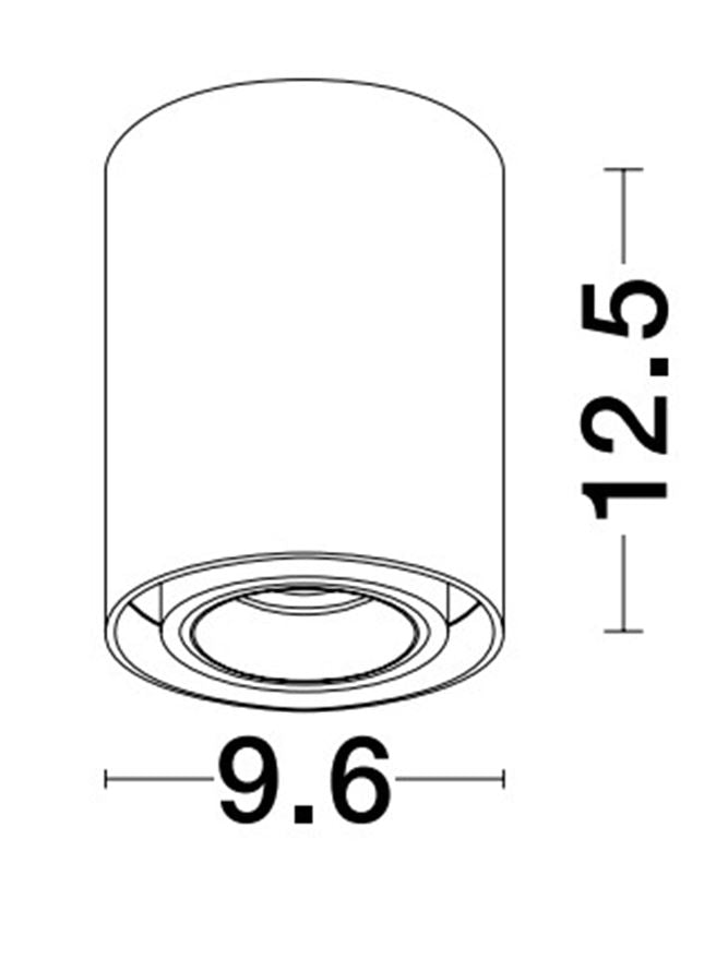 Техническо осветление ULTY 35W MR16 Пясъчно бял алуминий
