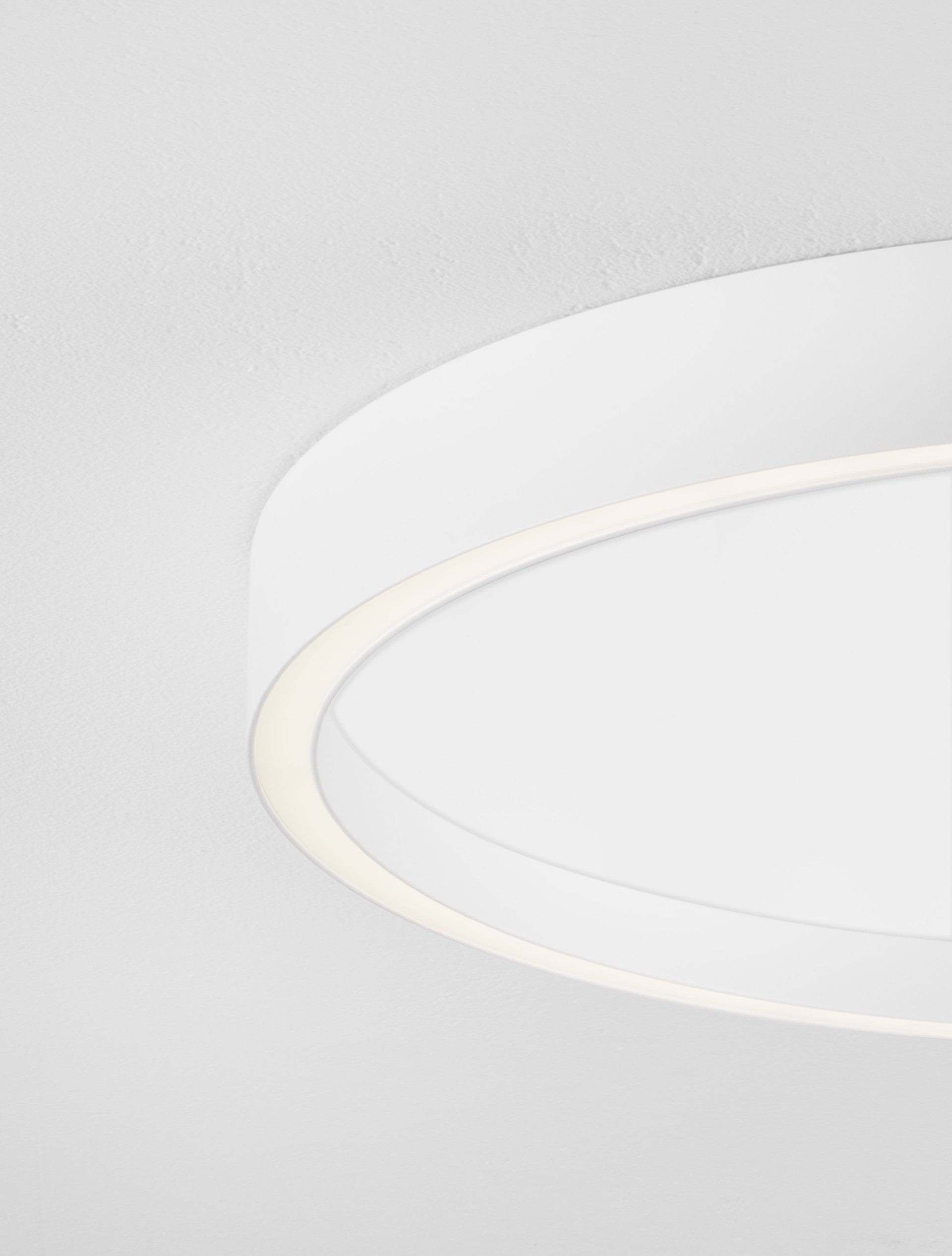 Висящо осветително тяло (пендел) ISTOS LED 38W Пясъчно бял метал, алуминий и акрил ⌀50 H5см