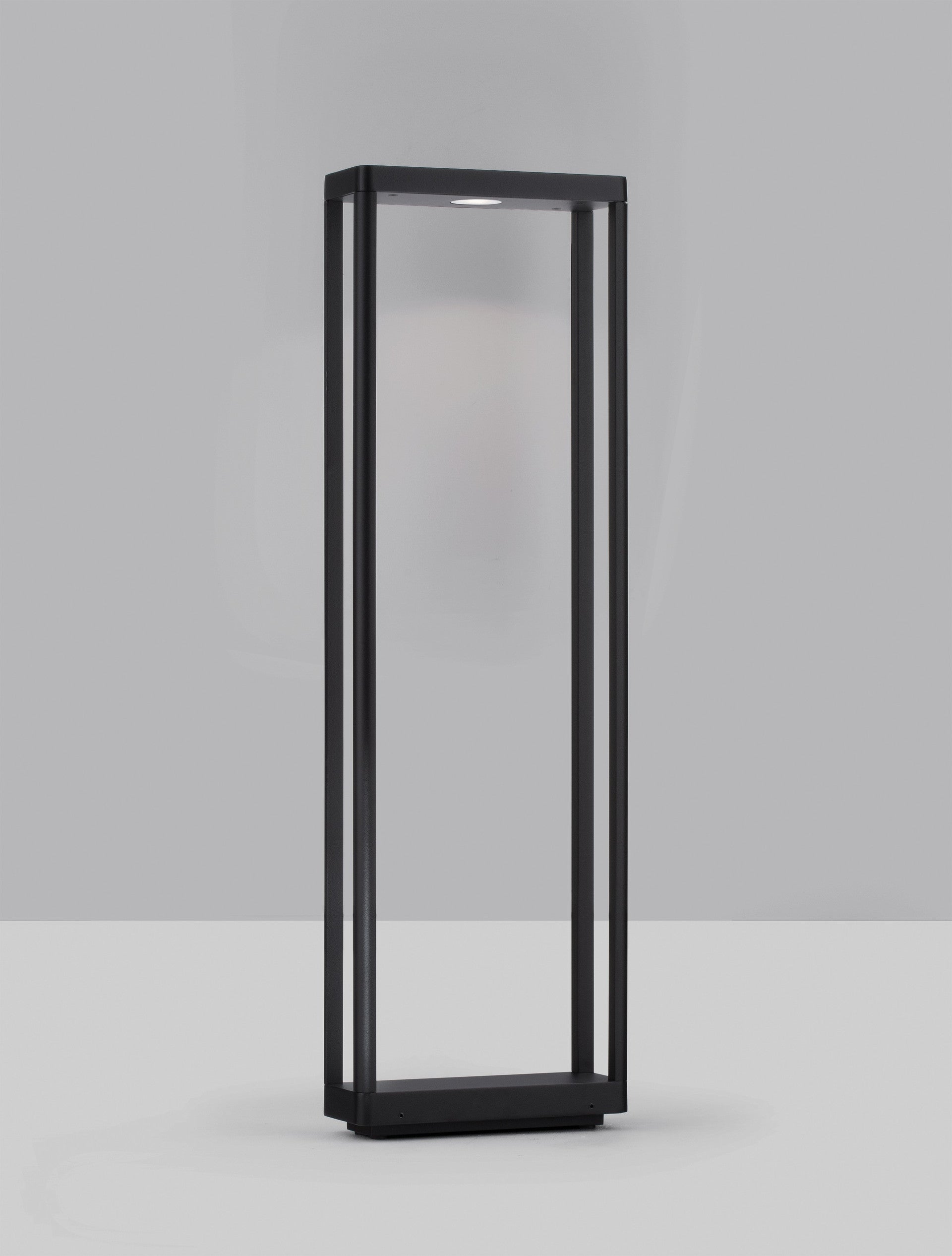 Външен аплик COSMIC LED 8W Тъмен антрацит алуминий и прозрачно стъкло L23 W8.6 H75см IP65