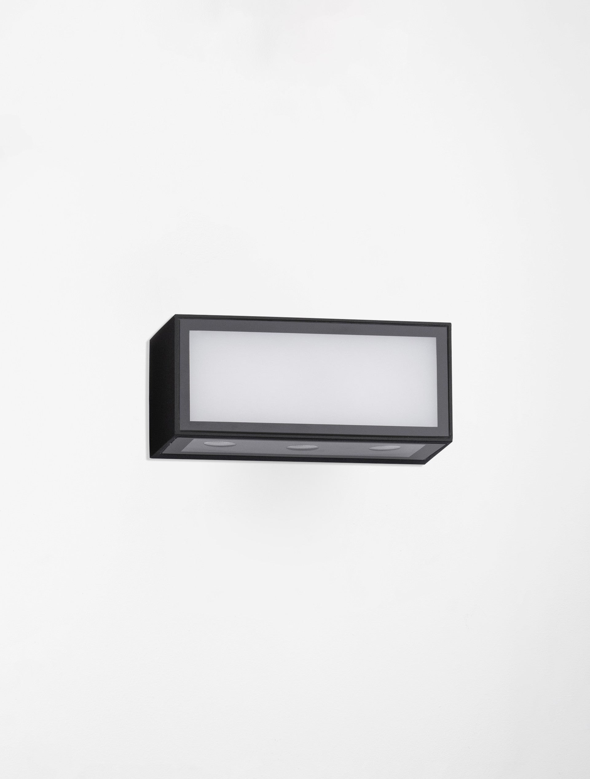 Градинска лампа INGA 11W Тъмен антрацит леят алуминий и прозрачно стъкло IP65 3000K L15.3см