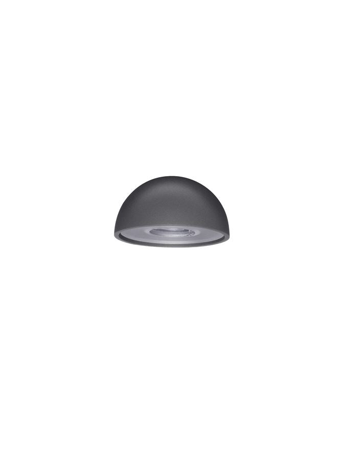 Външен аплик LUMO 1.6W LED Тъмен антрацит леят алуминий мат поликарбонат
