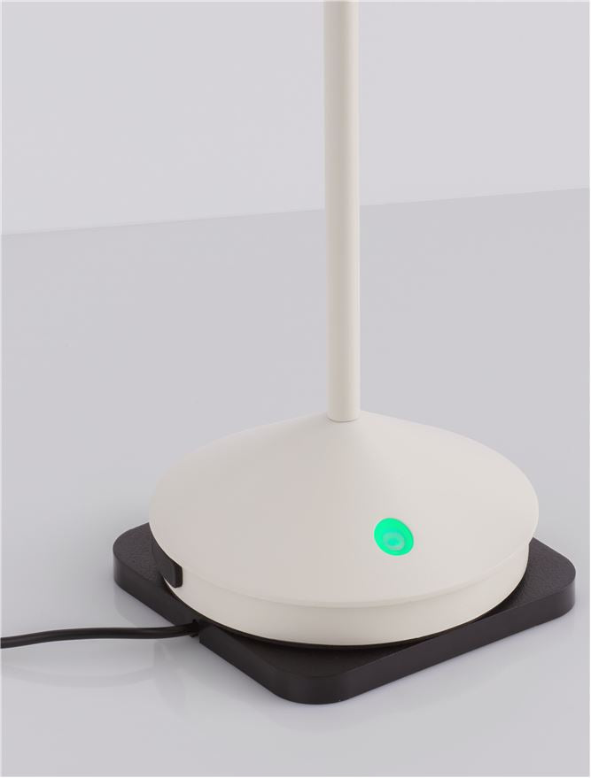 Външен аплик LUMO 2W Пясъчно бял леят алуминий и поликарбонат матиран IP54