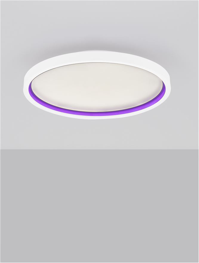 Висящо осветително тяло (пендел) CHET 30W Пясъчно бял RGB димируем