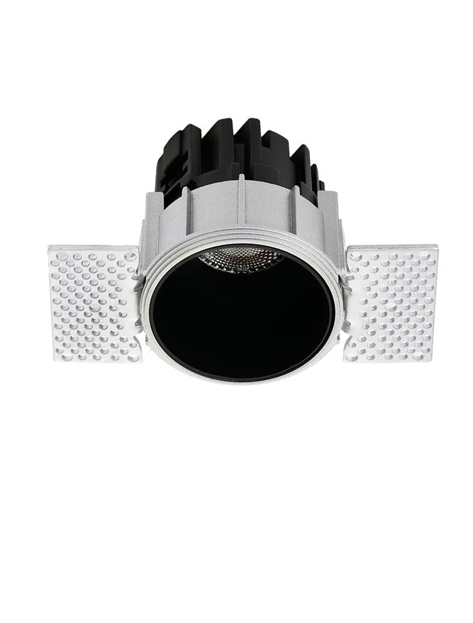 LED спот TALUS 10W 3000K Фиксиран безрамков Черен ⌀55 H65мм IP44