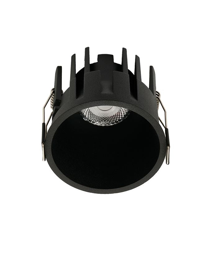 LED спот CIRRUS 13W 3000K Фиксиран безрамков Черен ⌀73 H68мм IP44