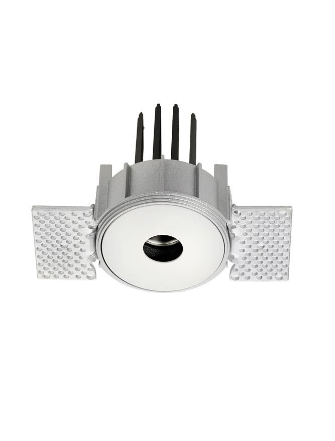 LED спот HOLLOW 7W 3000K Регулируем безрамков Бял Pinhole ⌀55 H89мм