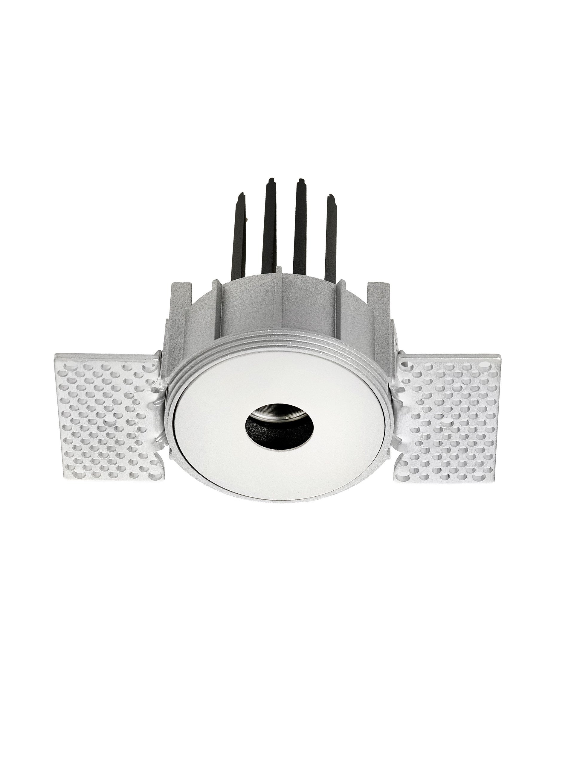LED спот HOLLOW 7W 3000K Регулируем безрамков Бял Pinhole ⌀55 H89мм