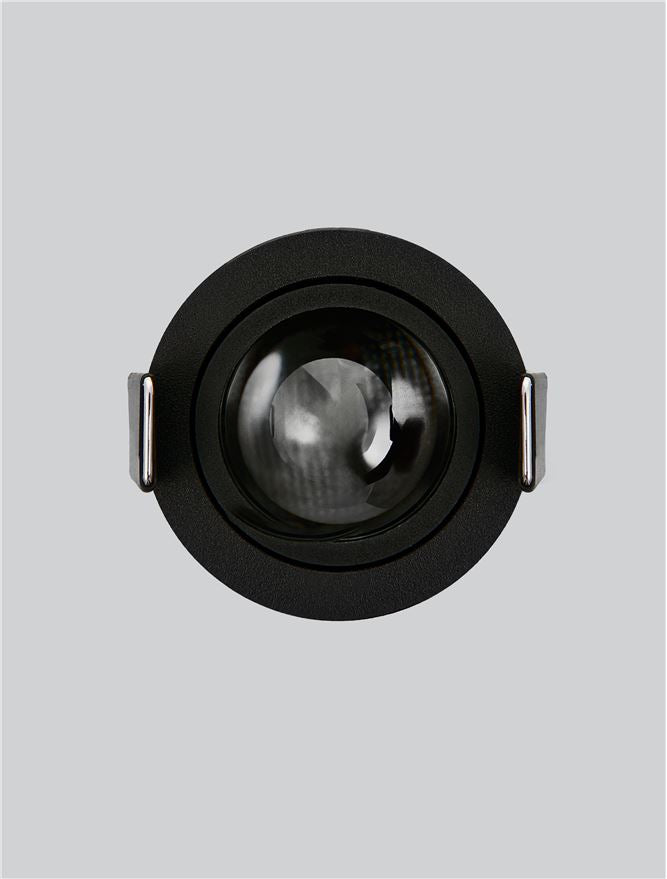 LED спот OTTO LENS 7W 3000K Регулируем Черен ⌀50 H87мм
