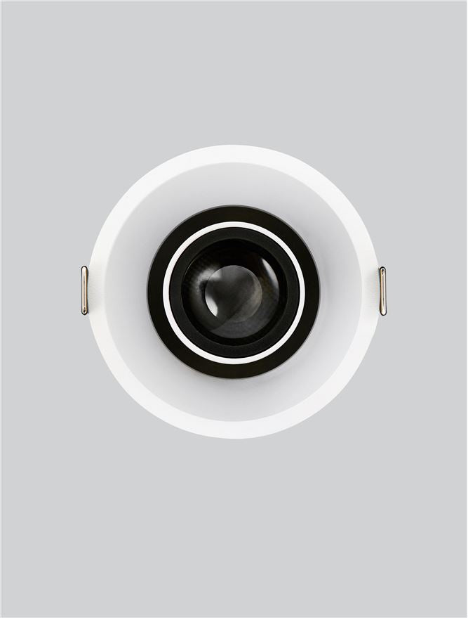 Вградено осветително тяло OTTO LENS 7W 3000K Регулируем Бял вграден ⌀91 H85мм