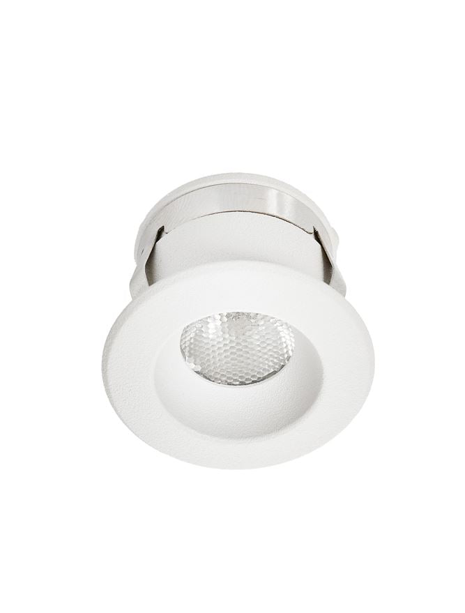 LED спот LOGGIA 1W Матово бял Ø30 H22мм 3000K IP20