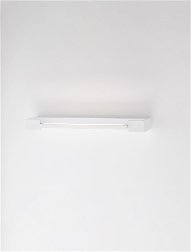 Висящо осветително тяло (пендел) ARGA 12W LED Пясъчно бял алуминий L45 W10 H4см