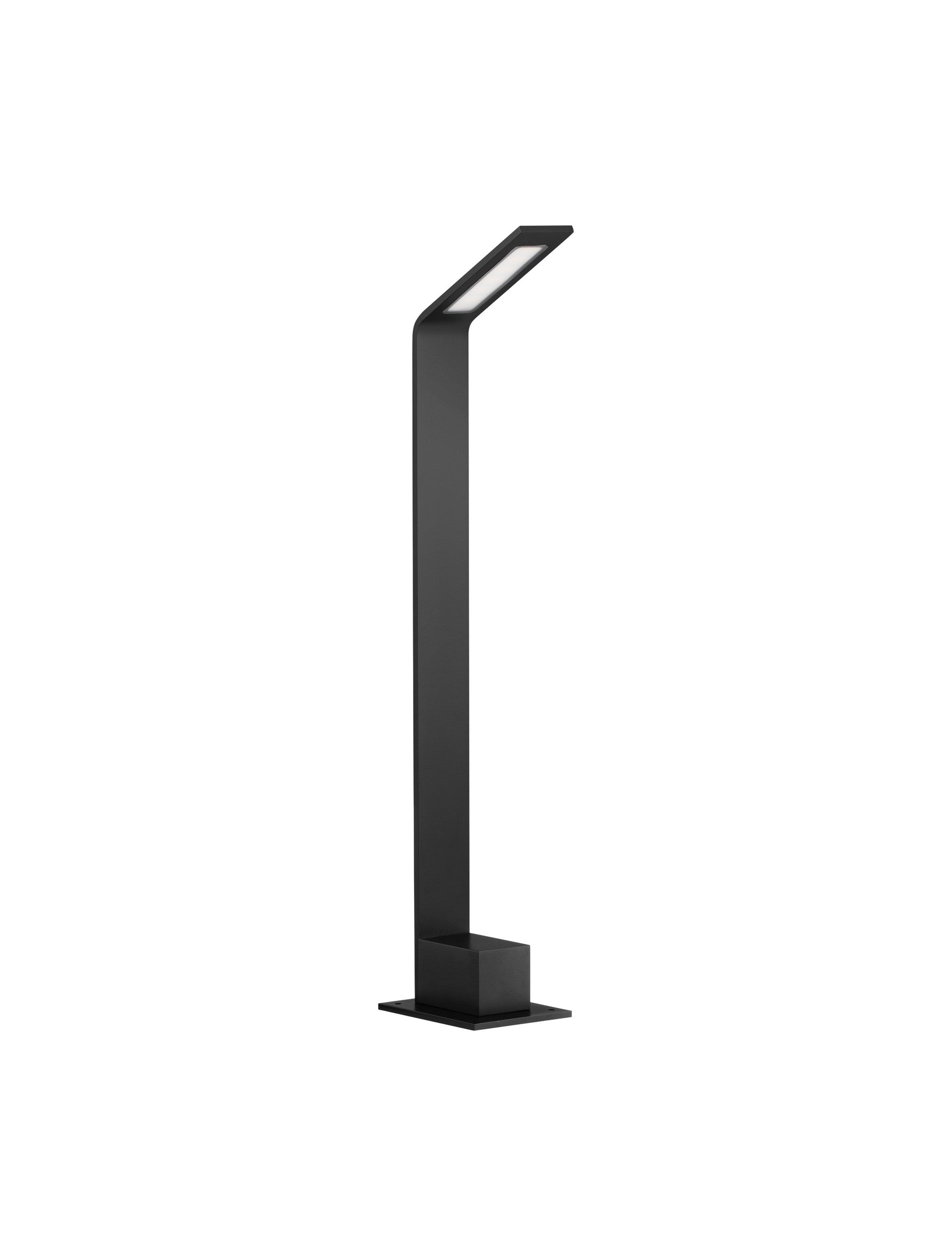 Външен пендел VEL LED 7W Пясъчно черен алуминий ⌀9.5 H61см IP65